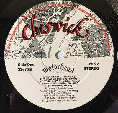 Lot 86 - MOTORHEAD - S/T LP (ORIGINAL UK - CHISWICK -