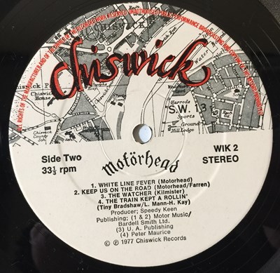 Lot 86 - MOTORHEAD - S/T LP (ORIGINAL UK - CHISWICK -