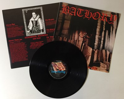 Lot 87 - BATHORY - UNDER THE SIGN OF THE BLACK MARK LP (UK ORIGINAL - FLAG 11)