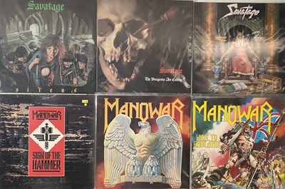 Lot 84 - SAVATAGE/MANOWAR - LP COLLECTION