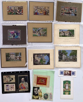 Lot 36 - BROCKLEHURST - WHISTON - WOVEN SILKS.