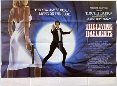 Lot 111 - JAMES BOND - LIVING DAYLIGHTS (1981) UK QUAD POSTER.