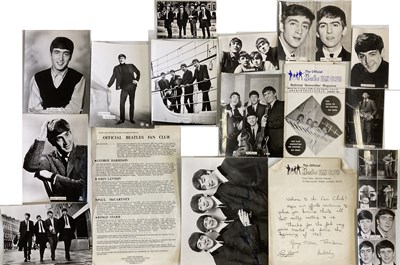 Lot 170 - ORIGINAL FAN CLUB EPHEMERA & BEATLES VALEX PHOTOGRAPHS AND POSTCARDS