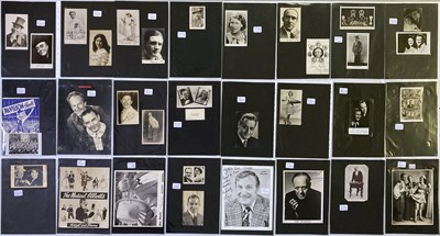 Lot 83 - 1930-50S VARIETY STARS - SIGNED POSTCARDS, PROGRAMMES ETC.