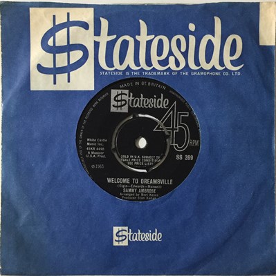 Lot 322 - SAMMY AMBROSE - WELCOME TO DREAMSVILLE 7" (ORIGINAL UK COPY - STATESIDE SS 399)