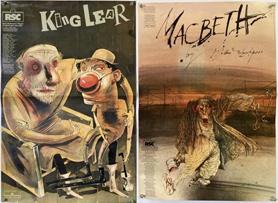 Lot 68 - RALPH STEADMAN - RSC POSTERS.