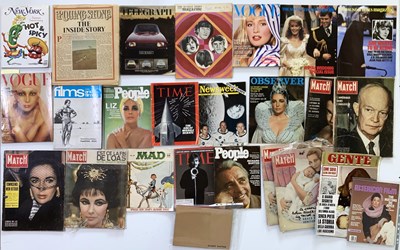 Lot 41 - COLLECTABLE MAGAZINES INC 1960S VOGUE MAGAZINES.
