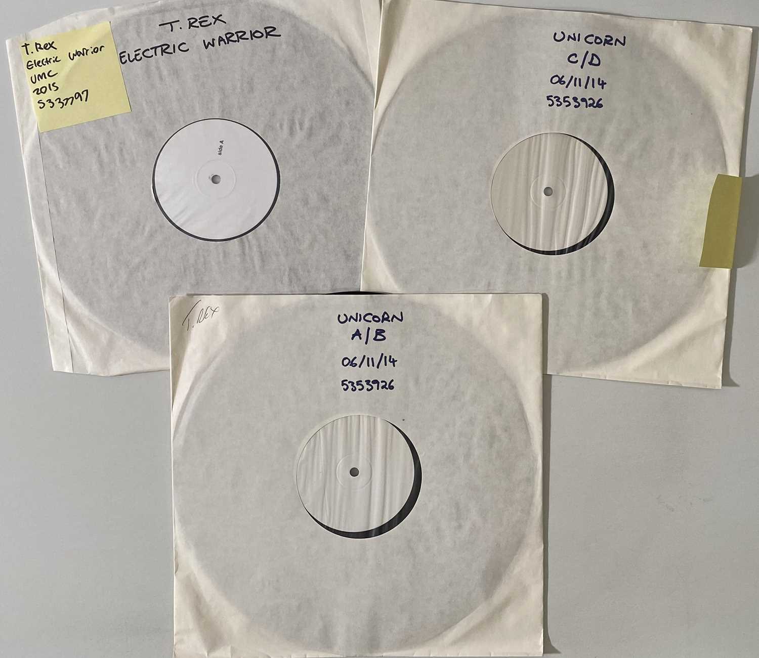 Lot 59 - T. REX - UNICORN & ELECTRIC WARRIOR LPs (2014/2015 - UMC 5353926/5337797)