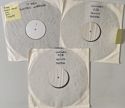 Lot 59 - T. REX - UNICORN & ELECTRIC WARRIOR LPs (2014/2015 - UMC 5353926/5337797)