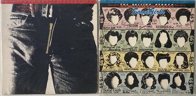 Lot 42 - THE ROLLING STONES - SOME GIRLS/ STICKY FINGERS (MOFI LP PACK)