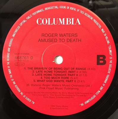 Lot 63 - ROGER WATERS - AMUSED TO DEATH LP (468761 0)