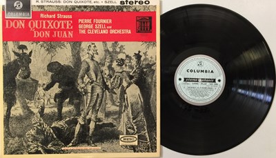 Lot 125 - FOURNIER/ SZELL - STRAUSS: DON QUIXOTE LP (UK STEREO - SAX 2495)