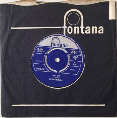Lot 139 - THE HIGH NUMBERS - ZOOT SUIT 7" - ORIGINAL UK PRESSING (FONTANA - TF 480)