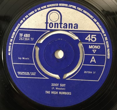 Lot 139 - THE HIGH NUMBERS - ZOOT SUIT 7" - ORIGINAL UK PRESSING (FONTANA - TF 480)