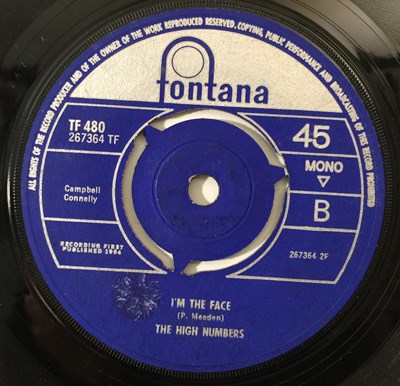 Lot 139 - THE HIGH NUMBERS - ZOOT SUIT 7" - ORIGINAL UK PRESSING (FONTANA - TF 480)