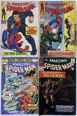 Lot 60A - THE AMAZING SPIDERMAN - 1960S MARVEL COMICS- INC CYCLONE/ MOLTEN MAN.