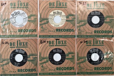 Lot 21 - DELUXE - 7" ROCKABILLY/ R&B/ DOO WOP RARITIES