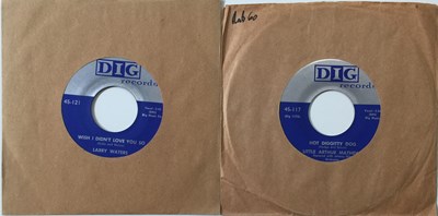 Lot 40 - LITTLE ARTHUR MATHEWS/ LARRY WATERS - 7" DIG RARITIES