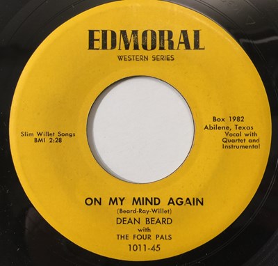 Lot 57 - DEAN BEARD - ON MY MIND AGAIN 7" (TEXAS ROCKABILLY - 1011-45)