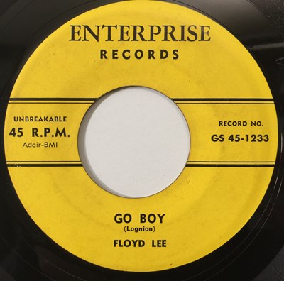 Lot 60 - FLOYD LEE - GO BOY/ GIVE YOUR LOVE TO ME 7" (ROCKABILLY - ENTERPRISE GS 45-1234)