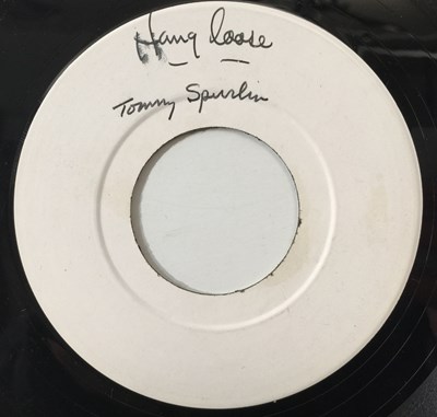 Lot 65 - TOMMY SPURLIN - HANG LOOSE 7" (UK TEST PRESSING - ROCKABILLY - RMA 1007)
