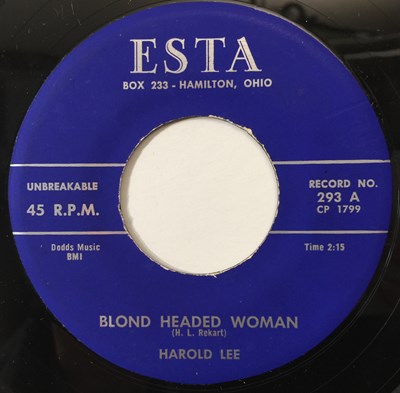 Lot 66 - HAROLD LEE - BLOND HEADED WOMAN/ WHY MUST WE BE SO YOUNG 7" (ESTA 293)