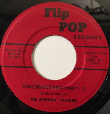 Lot 84 - THE SWINGIN' SAFARIES - COME ON GIRL 7" (US GARAGE - FLIP FLOP 45-101)