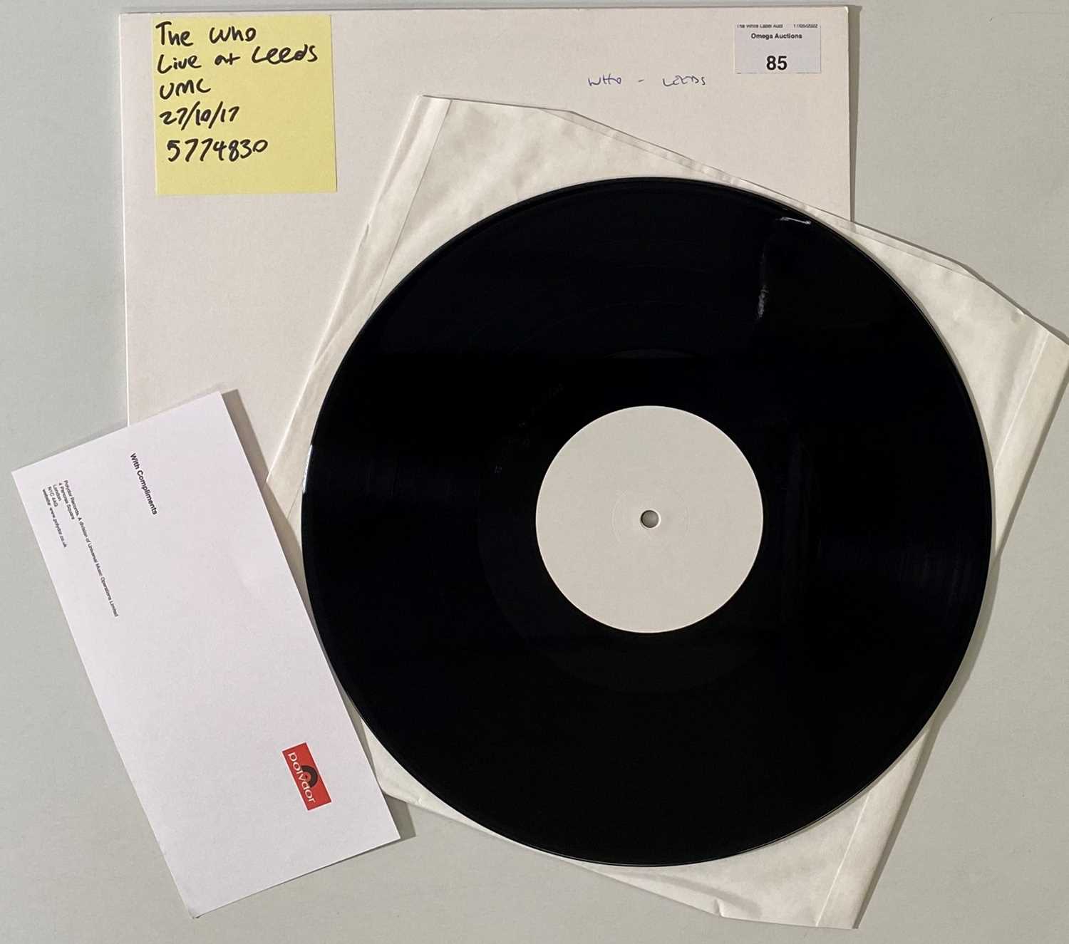 Lot 85 - THE WHO - LIVE AT LEEDS LP (2017 - UMC/POLYDOR 5774830)