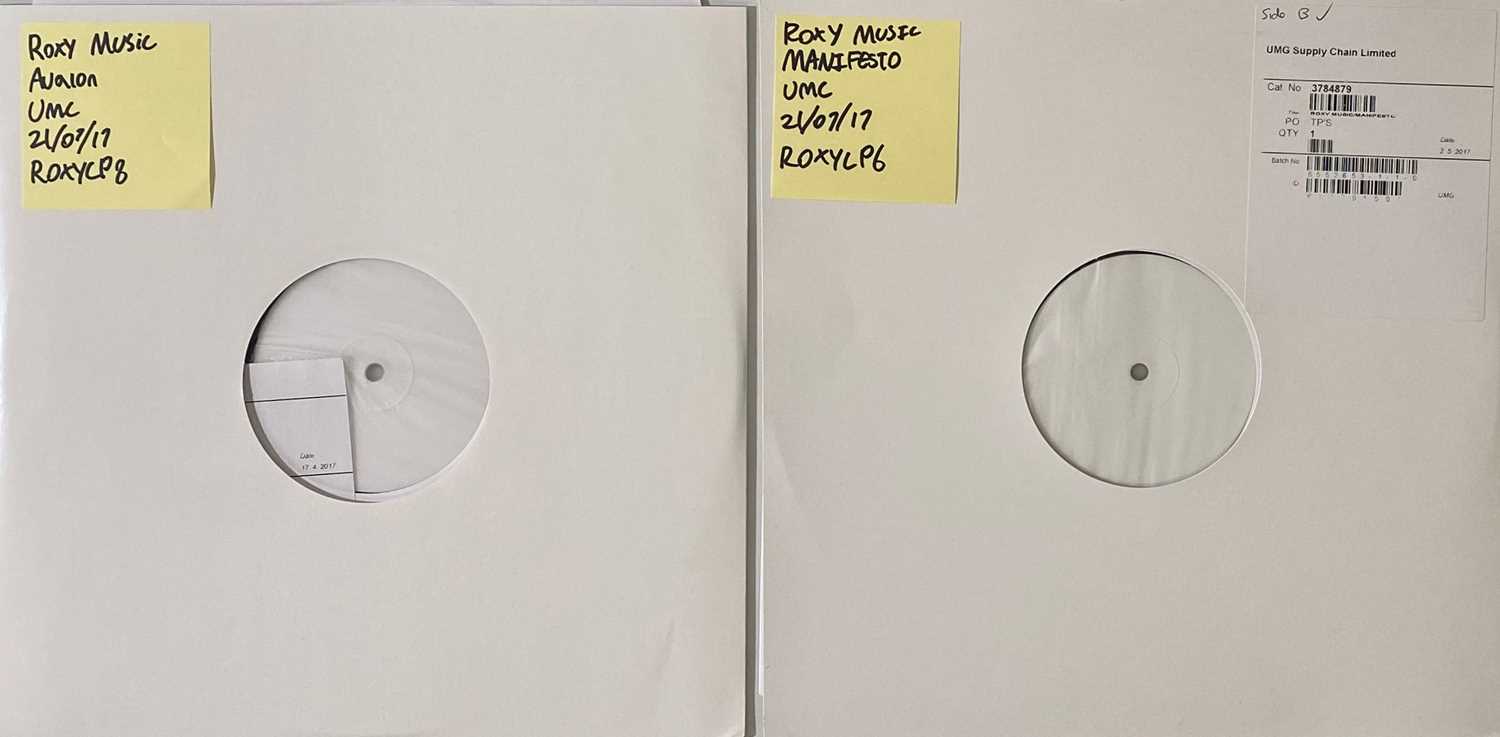 Lot 91 - ROXY MUSIC - MANIFESTO/AVALON LPs (2017 - UMC ROXYLP6/8)