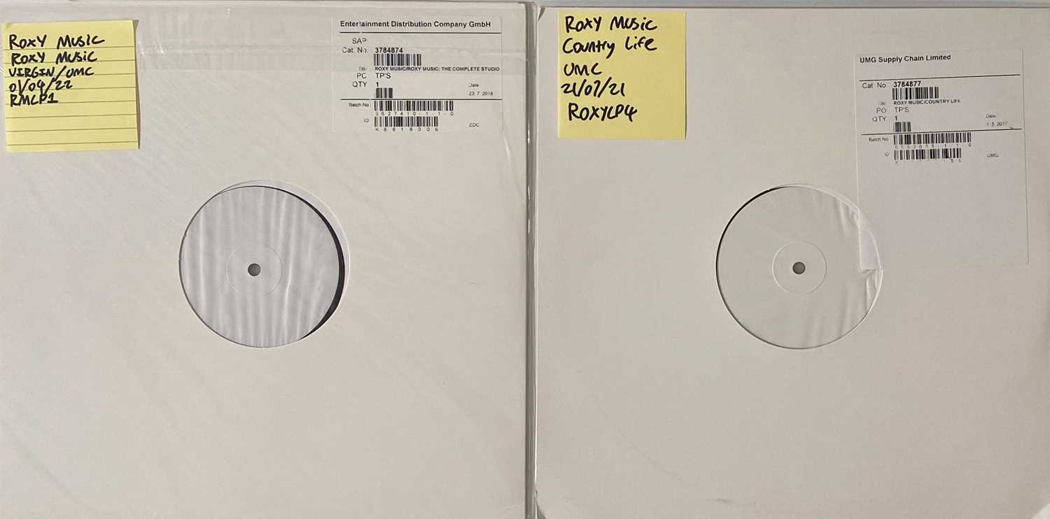 Lot 92 - ROXY MUSIC - ROXY MUSIC/COUNTRY LIFE LPs (2021/2022 - UMC/VIRGIN RMLP1/ROXYLP4)