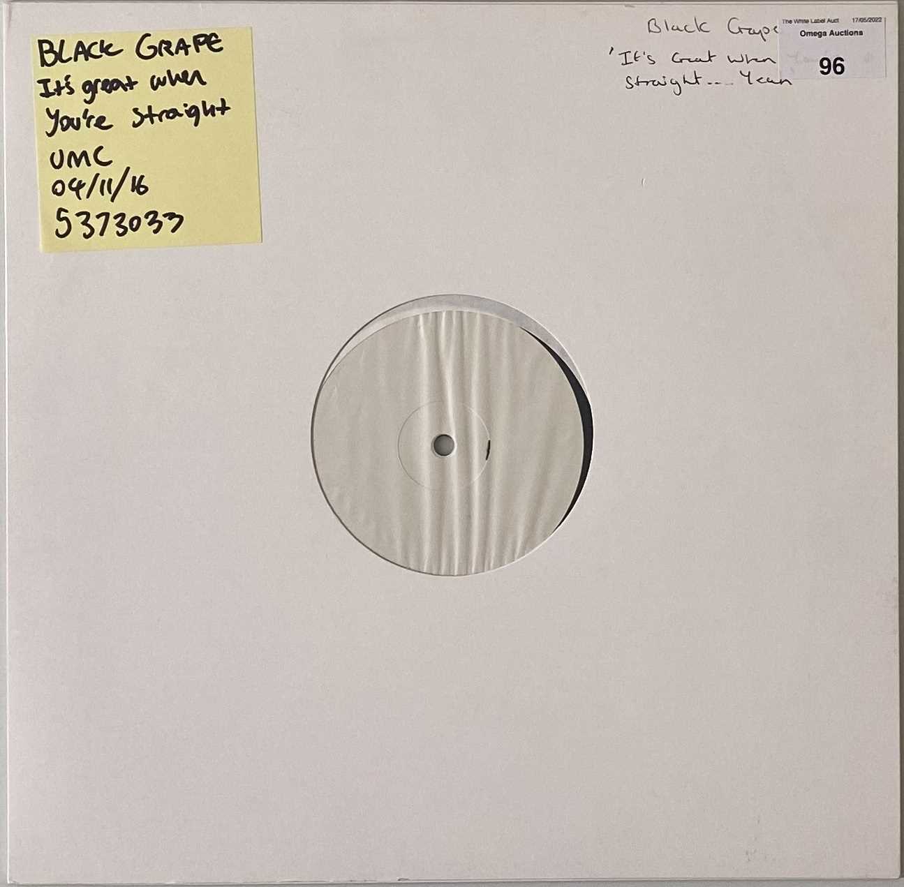 Lot 96 - BLACK GRAPE - IT'S GREAT WHEN YOU'RE STRAIGHT... YEAH LP (2016 - UMC 5373033)