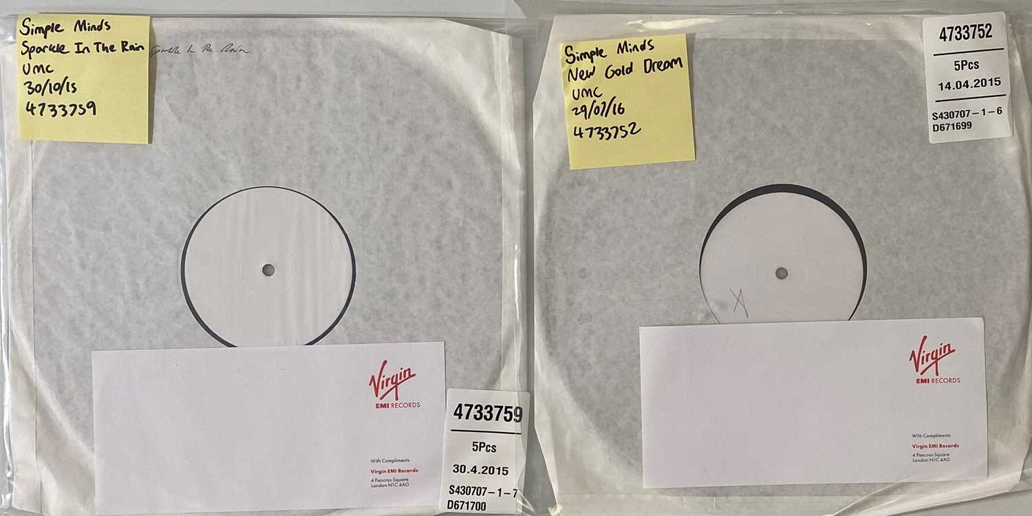 Lot 99 - SIMPLE MINDS - NEW GOLD DREAM/SPARKLE IN THE RAIN LPs (2015/2016 - UMC/VIRGIN EMI RELEASES)