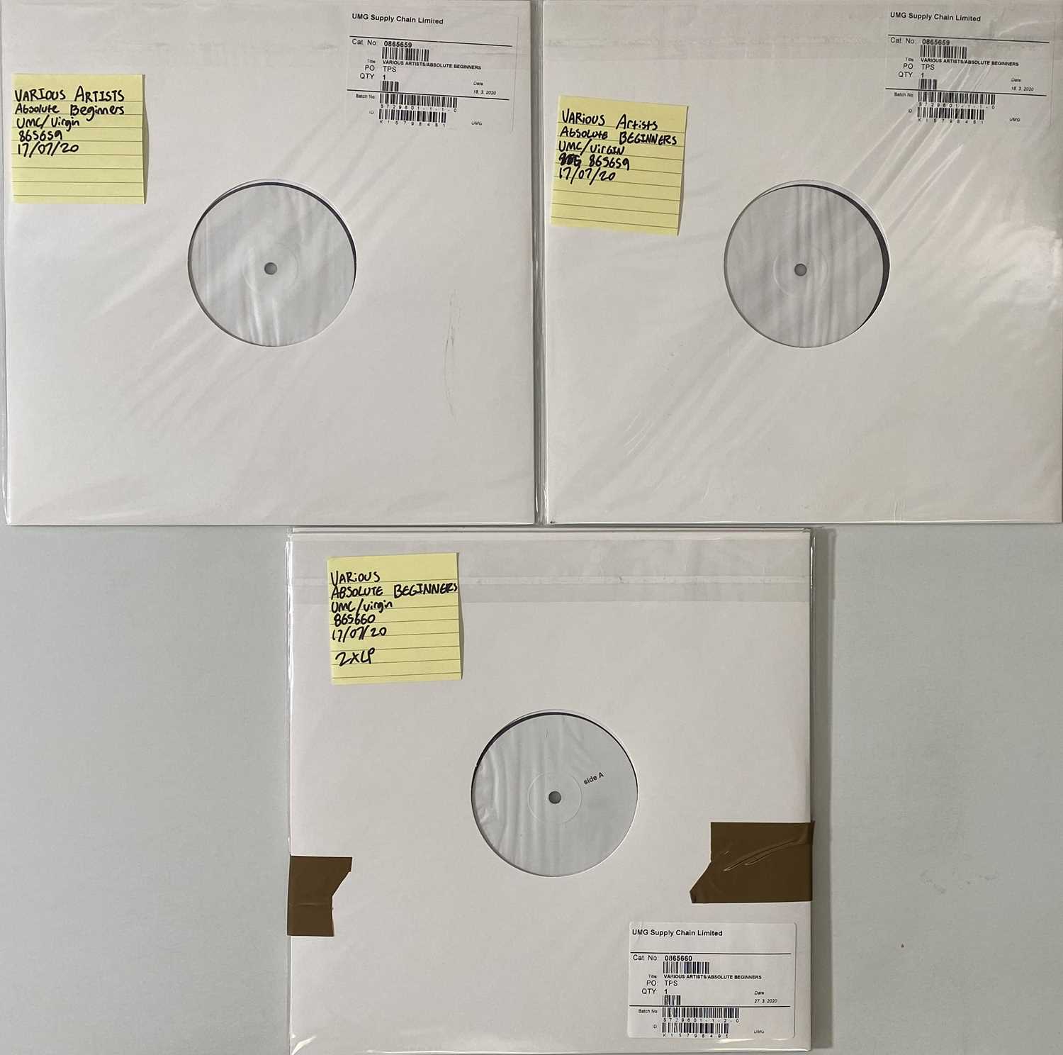 Lot 100 - VARIOUS - ABSOLUTE BEGINNERS OST LPs (2020 - UMC/VIRGIN 865659/60 - 2 COPIES)