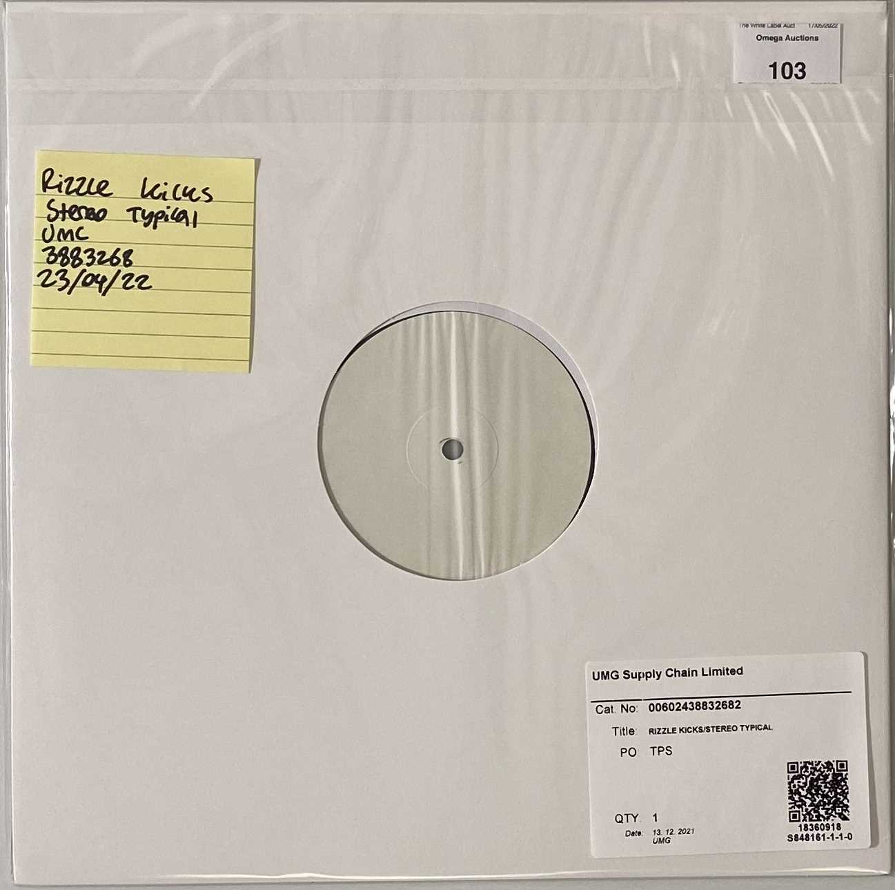 Lot 103 - RIZZLE KICKS - STEREO TYPICAL LP (2022 - UMC/ISLAND 3883268)