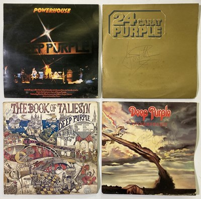Lot 348 - DEEP PURPLE - SIGNED LPs