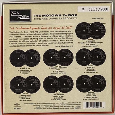 Lot 113 - THE MOTOWN 7s BOX - RARE AND UNRELEASED VINYL 7" BOX SET (2013 - UMC 534 542-5)