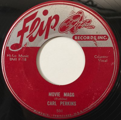 Lot 103 - CARL PERKINS - MOVIE MAGG/ TURN AROUND 7" (ROCK N ROLL - FLIP 501)