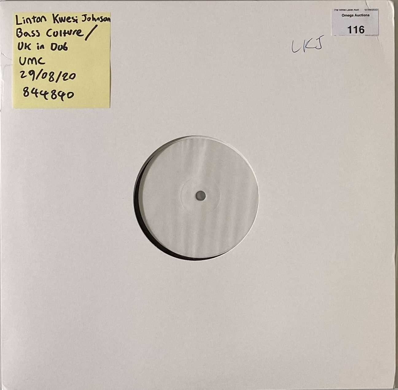 Lot 116 - LINTON KWESI JOHNSON - BASS CULTURE / LKJ IN DUB LP (2020 - UMC 844840)