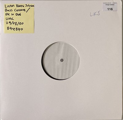 Lot 116 - LINTON KWESI JOHNSON - BASS CULTURE / LKJ IN DUB LP (2020 - UMC 844840)