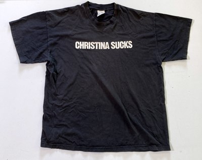 Lot 134 - EMINEM  / D12 - AN ORIGINAL 'BRITNEY/CHRISTINA' T-SHIRT.