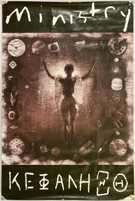 Lot 212 - NEW MODEL ARMY / MINISTRY POSTERS.