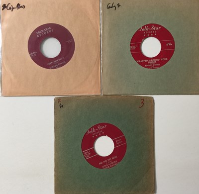 Lot 124 - FOLK-STAR RECORDS - 7" RARITIES (COUNTRY/ CAJUN)