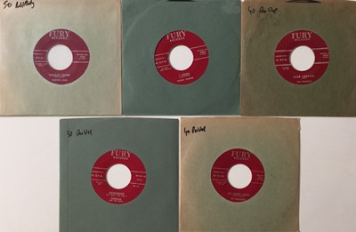 Lot 130 - FURY RECORDS - ROCKABILLY/ DOO WOP 7" RARITIES