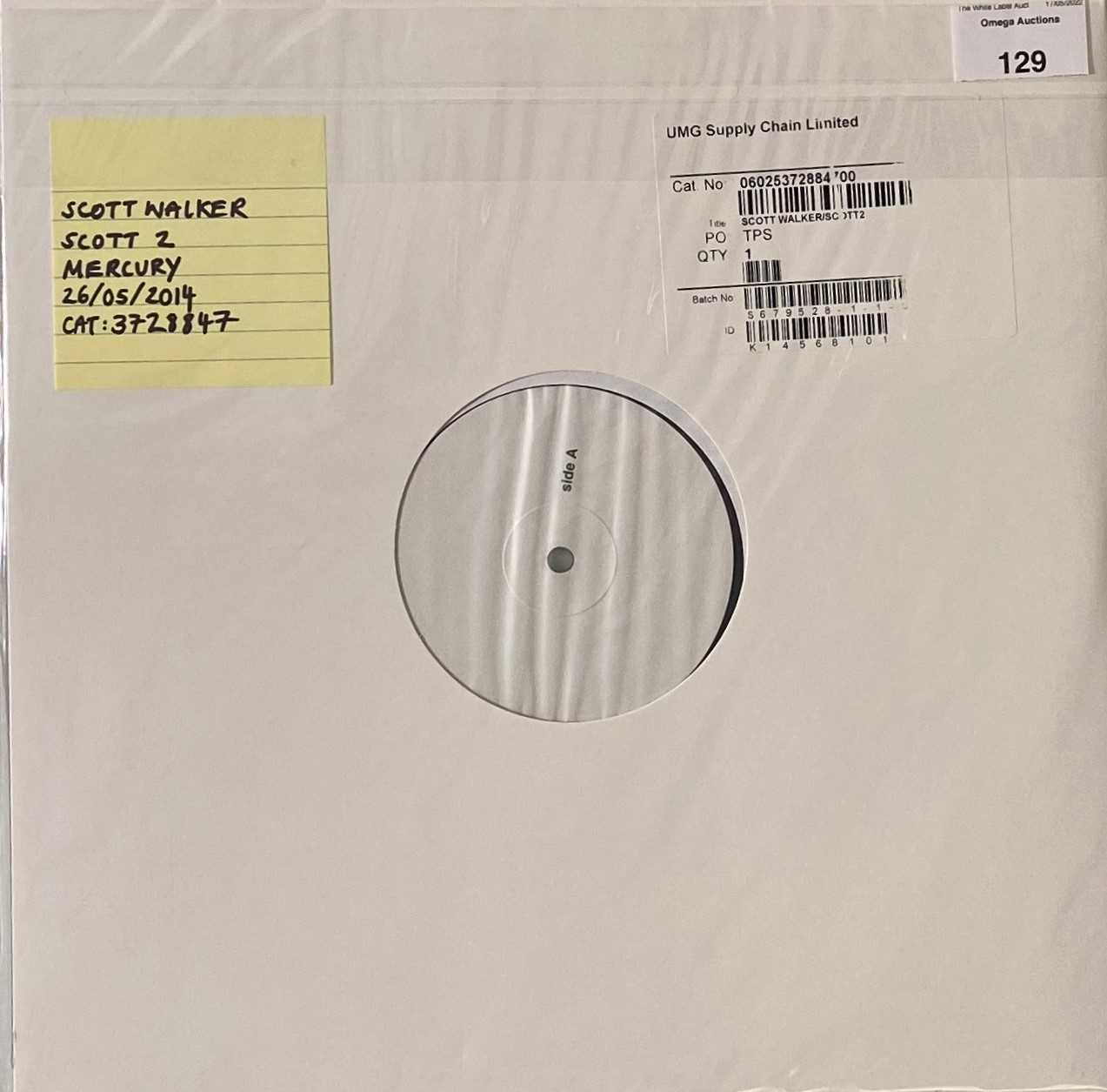 Lot 129 - SCOTT WALKER - SCOTT 2 LP (2014 - MERCURY 3728847)