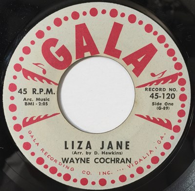 Lot 134 - WAYNE COCHRAN - LIZA JANE/ NO RETURN 7" (ROCK N ROLL - GALA 45-120)