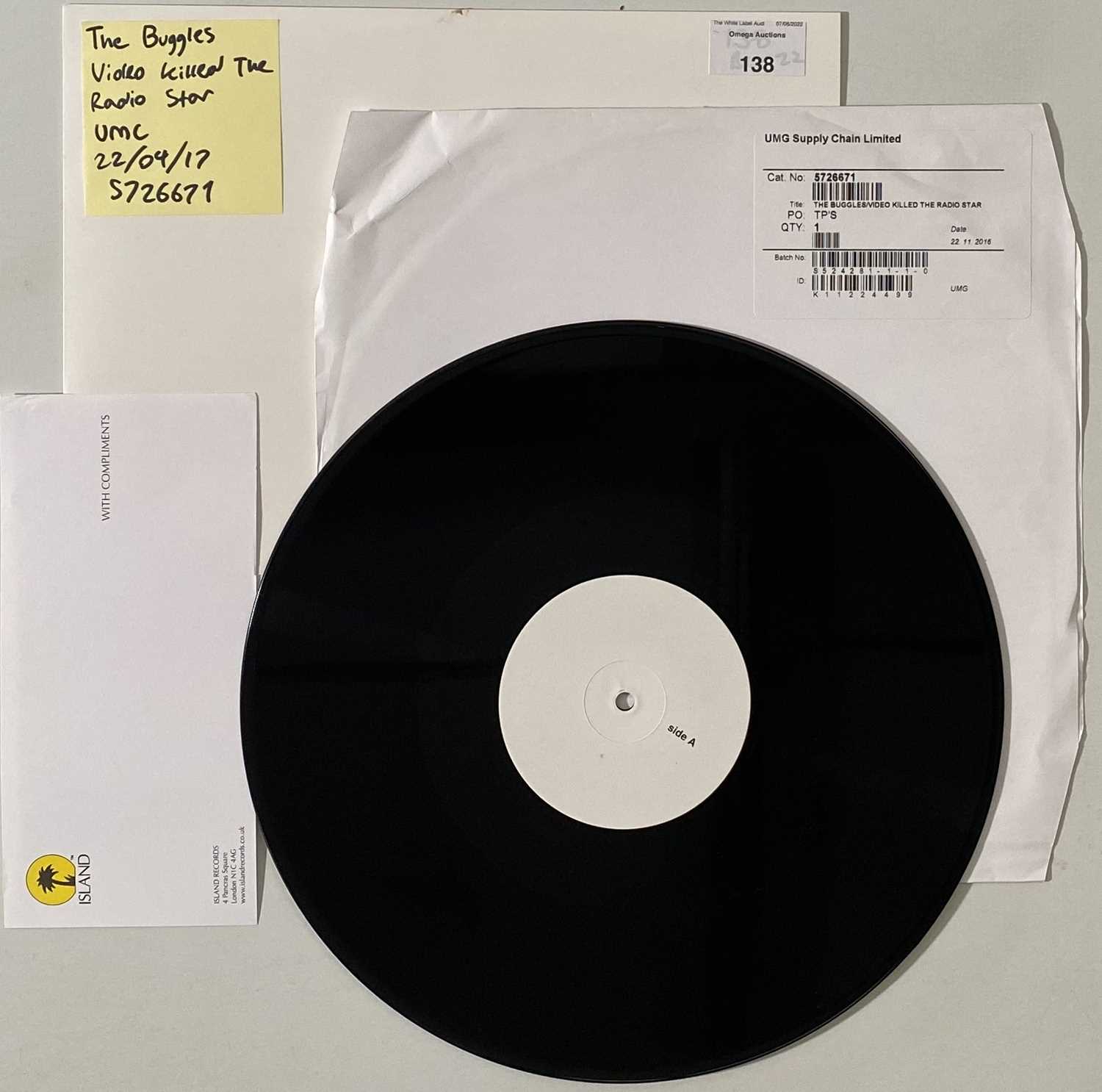Lot 138 - THE BUGGLES - VIDEO KILLED THE RADIO STAR 12" (2017 - UMC/ISLAND 5726671)