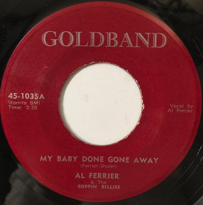 Lot 144 - AL FERRIER - MY BABY DONE GONE AWAY 7" (ROCKABILLY - GOLDBAND 45-1035)