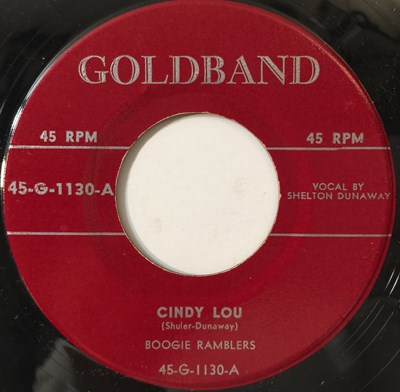 Lot 149 - BOOGIE RAMBLERS - CINDY LOU/ SUCH AS LOVE 7" (SWAMP POP - GOLDBAND 45-G-1130)