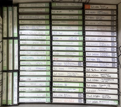 Lot 41 - JOHN PEEL - 'SESSIONS' CASSETTE ARCHIVE.