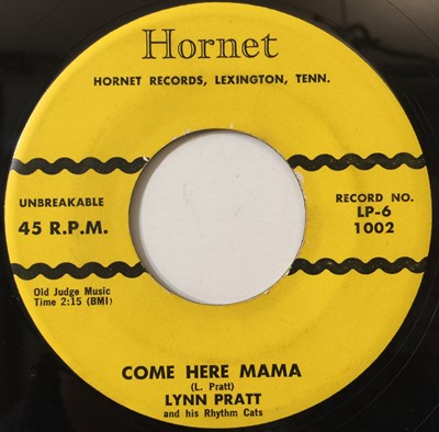 Lot 170 - LYNN PRATT - THEY'RE LEARNING/ COME HERE MAMA 7" (ROCKABILLY - HORNET 1002)